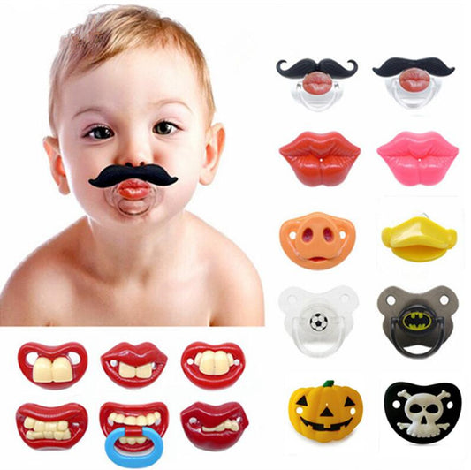 Giggle Buddy Funny Baby Pacifier for Happy Little Smiles