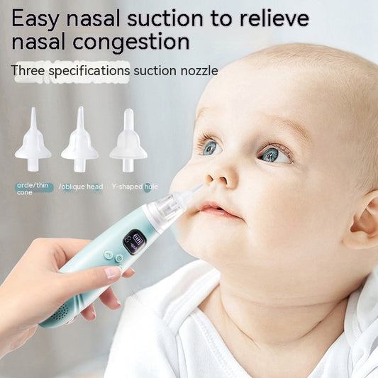 Easy-Breathe Baby Nasal Aspirator – Safe Silicone Comfort