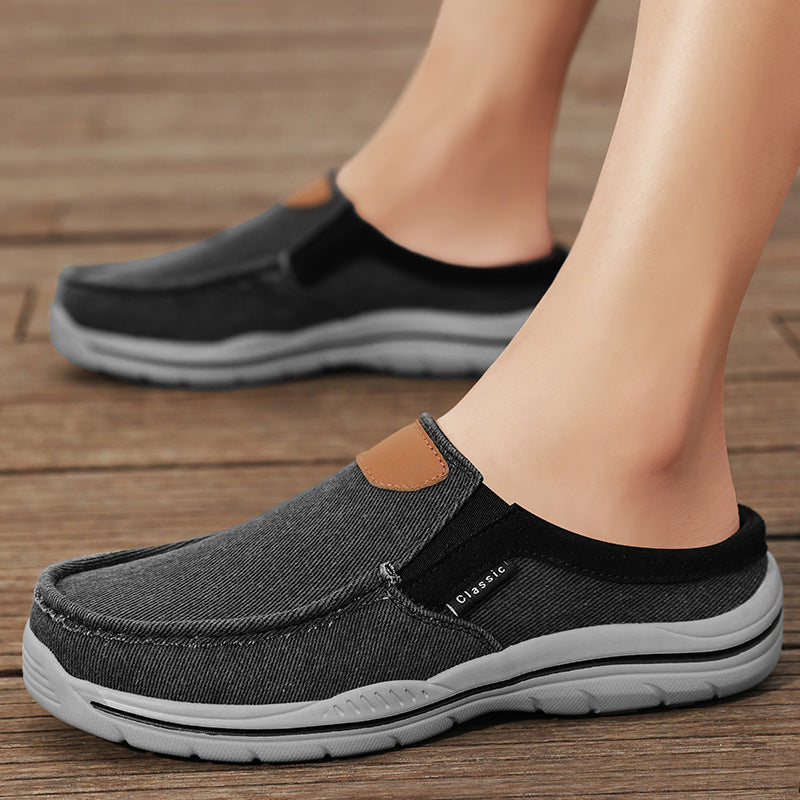 Plus-size Casual Lightweight Slip-on Mules For Outdoor Wear