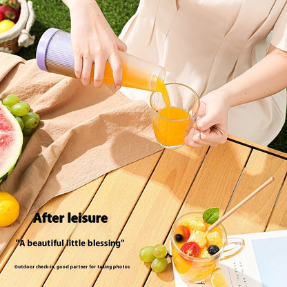 Blend Fresh Anywhere with This Portable Electric Juicer