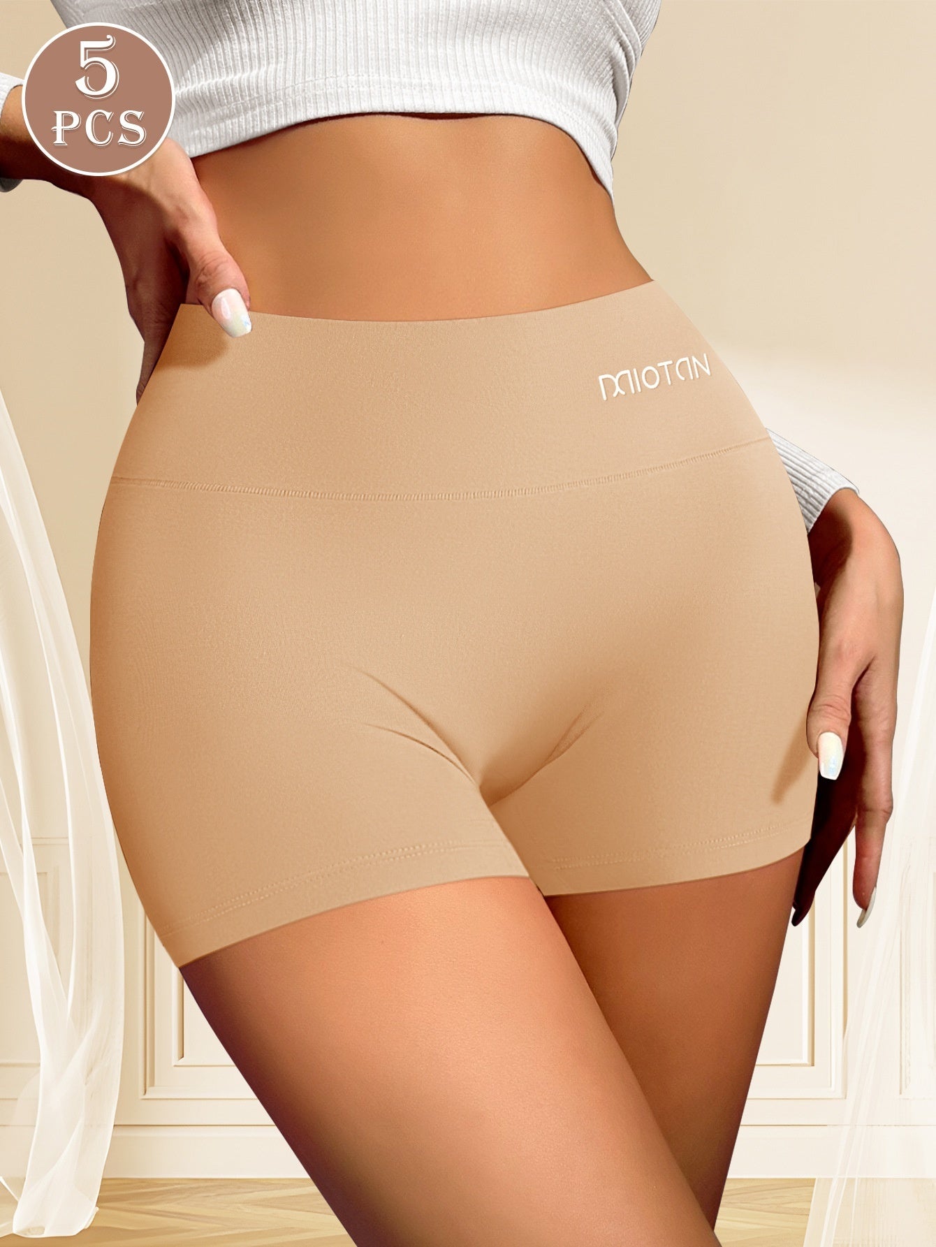 European And American-style Safety Panties For Women High-waisted Tummy-control Underwear