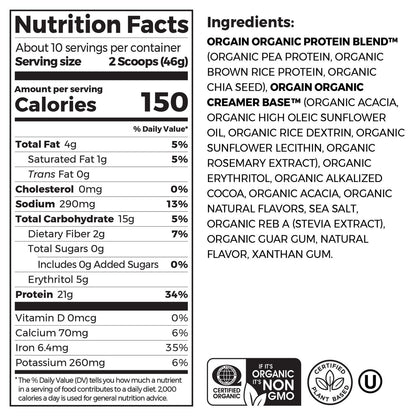 Orgain Creamy Chocolate Fudge (1X1.02 Lb  )