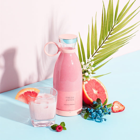 Fresh Smoothies On-the-Go with Portable Electric Blender