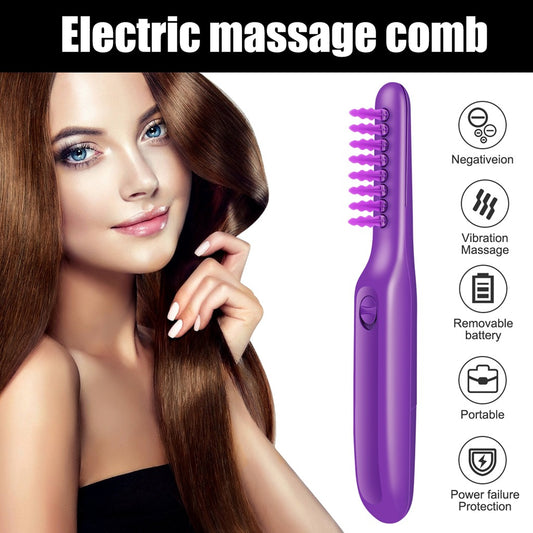 Tangle-Free Electric Brush for Smooth, Happy Hair